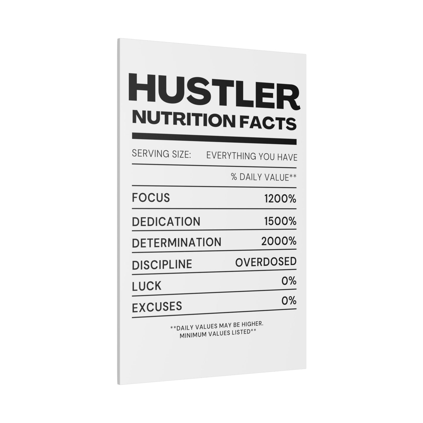 The Hustler Canvas - Discipline Over Motivation 247