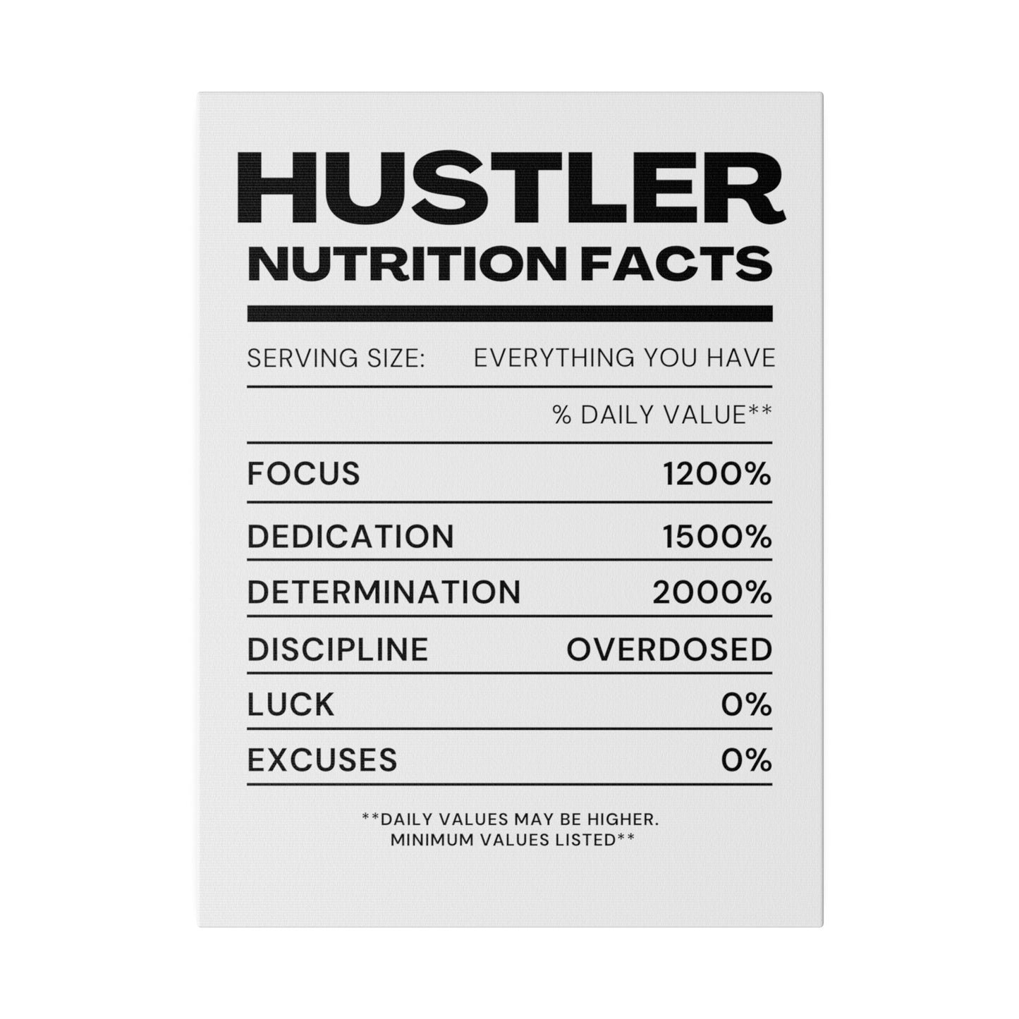 The Hustler Canvas - Discipline Over Motivation 247