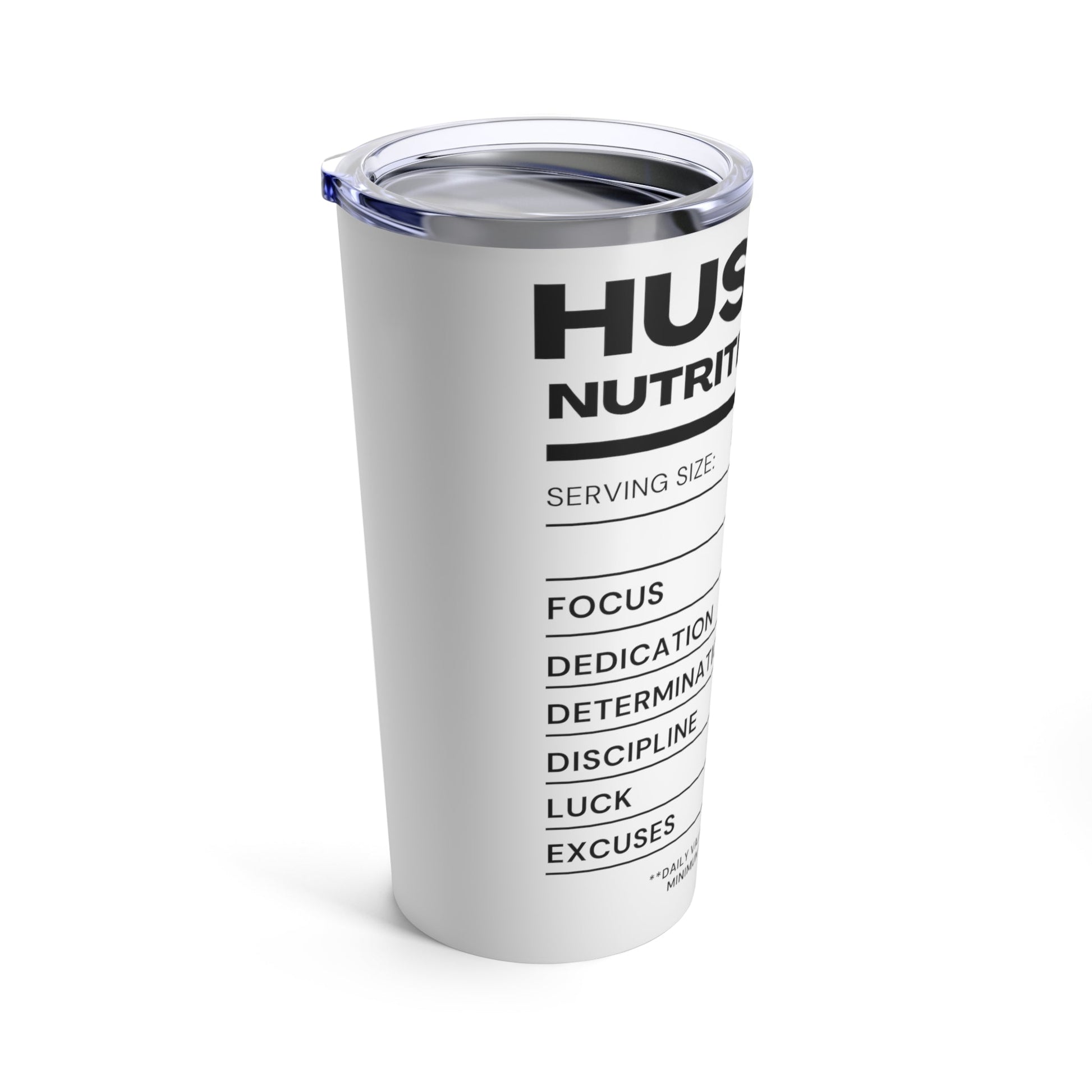 The Hustler Tumbler 20oz - Discipline Over Motivation 247