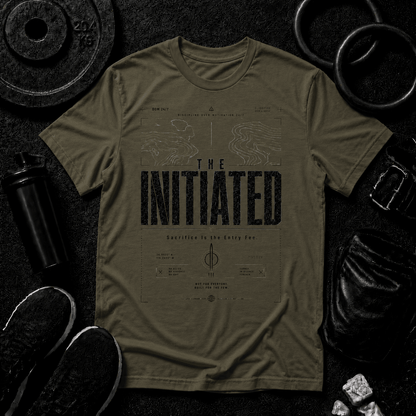 The Initiated — Premium Tee - Discipline Over Motivation 24/7