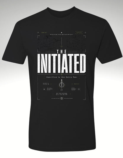 The Initiated — Premium Tee - Discipline Over Motivation 24/7