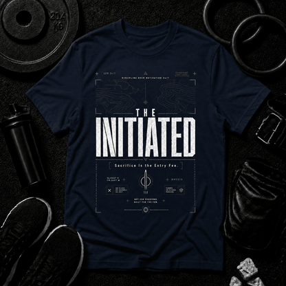 The Initiated — Premium Tee - Discipline Over Motivation 24/7