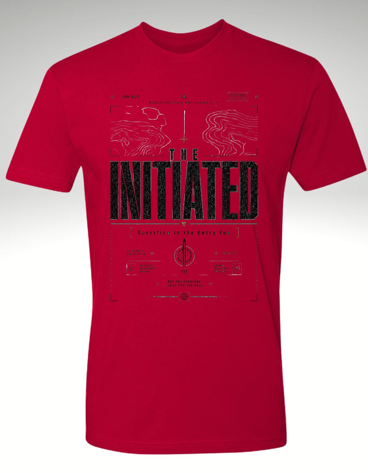 The Initiated — Premium Tee - Discipline Over Motivation 24/7