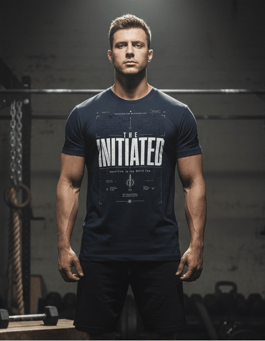 The Initiated — Premium Tee - Discipline Over Motivation 24/7