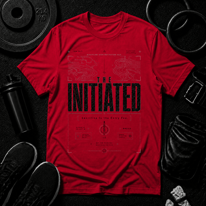 The Initiated — Premium Tee - Discipline Over Motivation 24/7