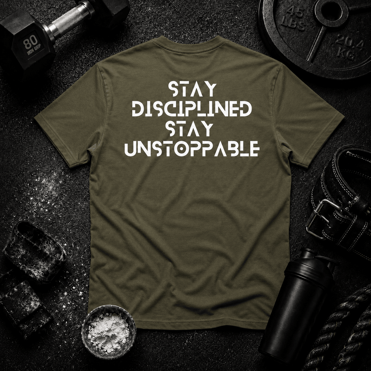 The Origin Tee — Stay Disciplined. Stay Unstoppable - Discipline Over Motivation 24/7