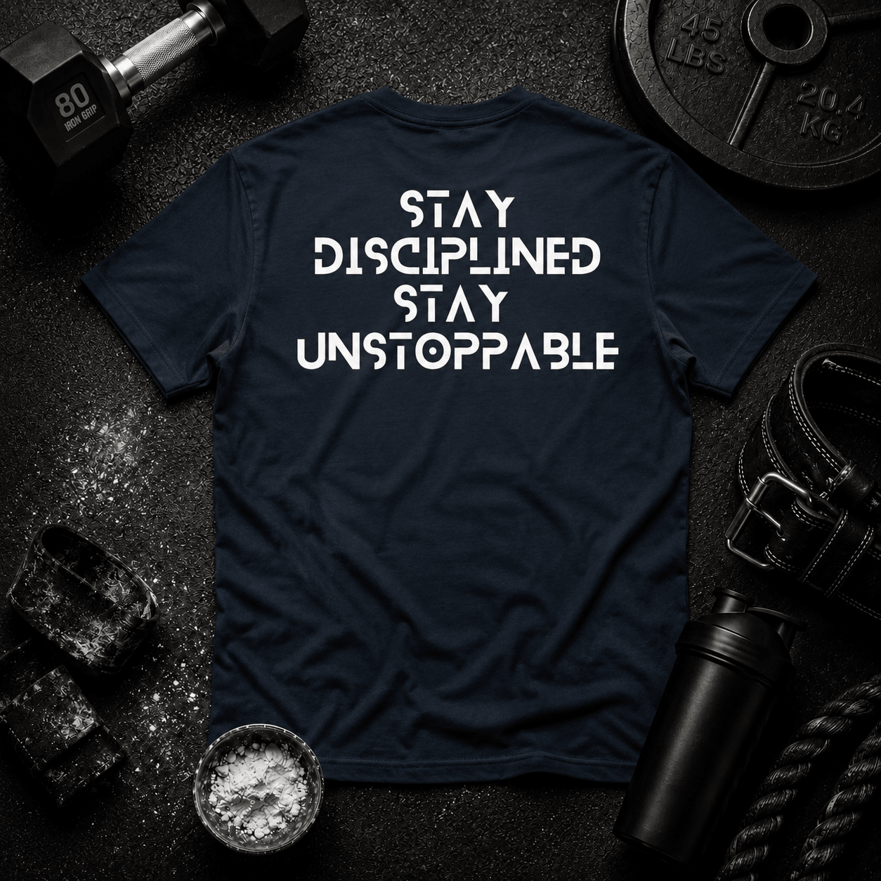 The Origin Tee — Stay Disciplined. Stay Unstoppable - Discipline Over Motivation 24/7