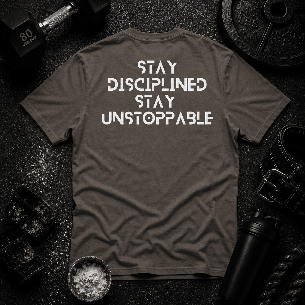 The Origin Tee — Stay Disciplined. Stay Unstoppable - Discipline Over Motivation 24/7