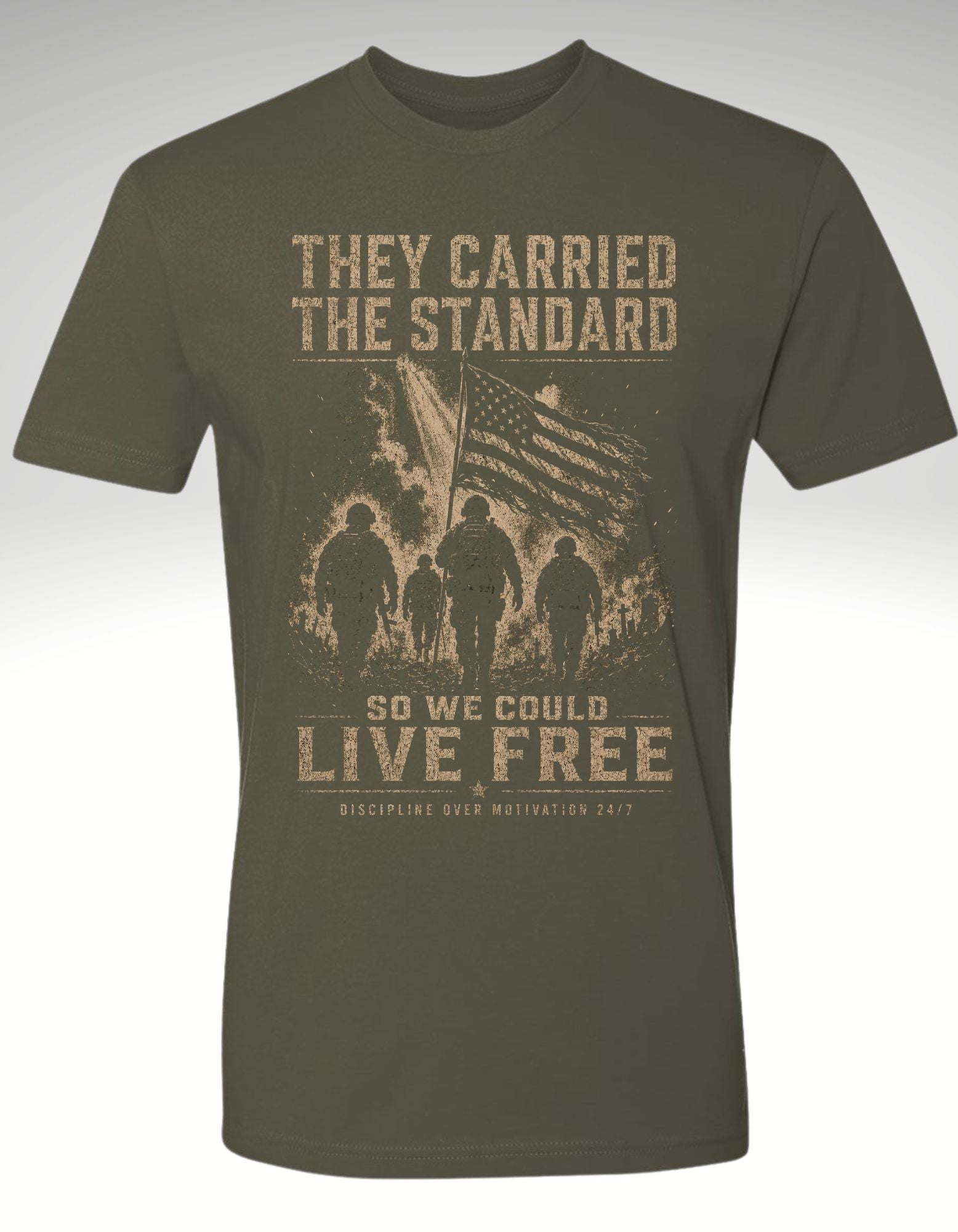 THEY CARRIED THE STANDARD - Discipline Over Motivation 24/7
