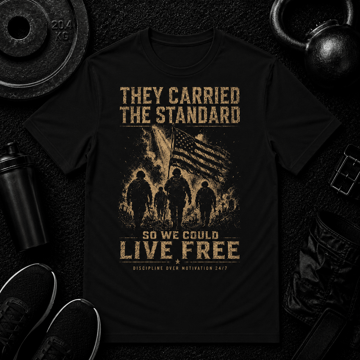 THEY CARRIED THE STANDARD - Discipline Over Motivation 24/7