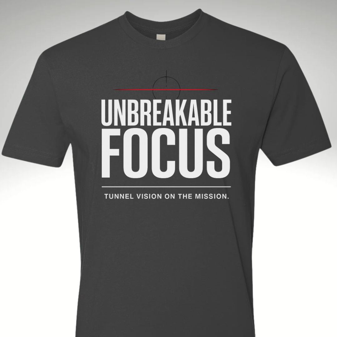 Unbreakable Mindset T Shirt - Discipline Over Motivation 24/7