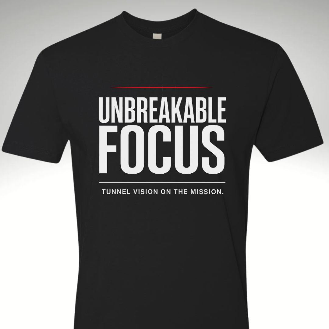 Unbreakable Mindset T Shirt - Discipline Over Motivation 24/7