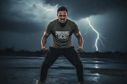 Unbreakable Mindset T Shirt - Discipline Over Motivation 24/7