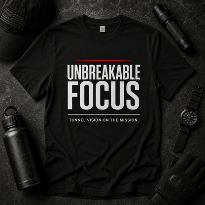 Unbreakable Mindset T Shirt - Discipline Over Motivation 24/7