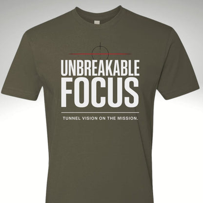 Unbreakable Mindset T Shirt - Discipline Over Motivation 24/7
