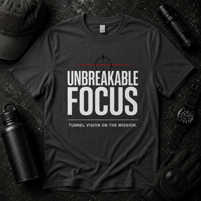 Unbreakable Mindset T Shirt - Discipline Over Motivation 24/7