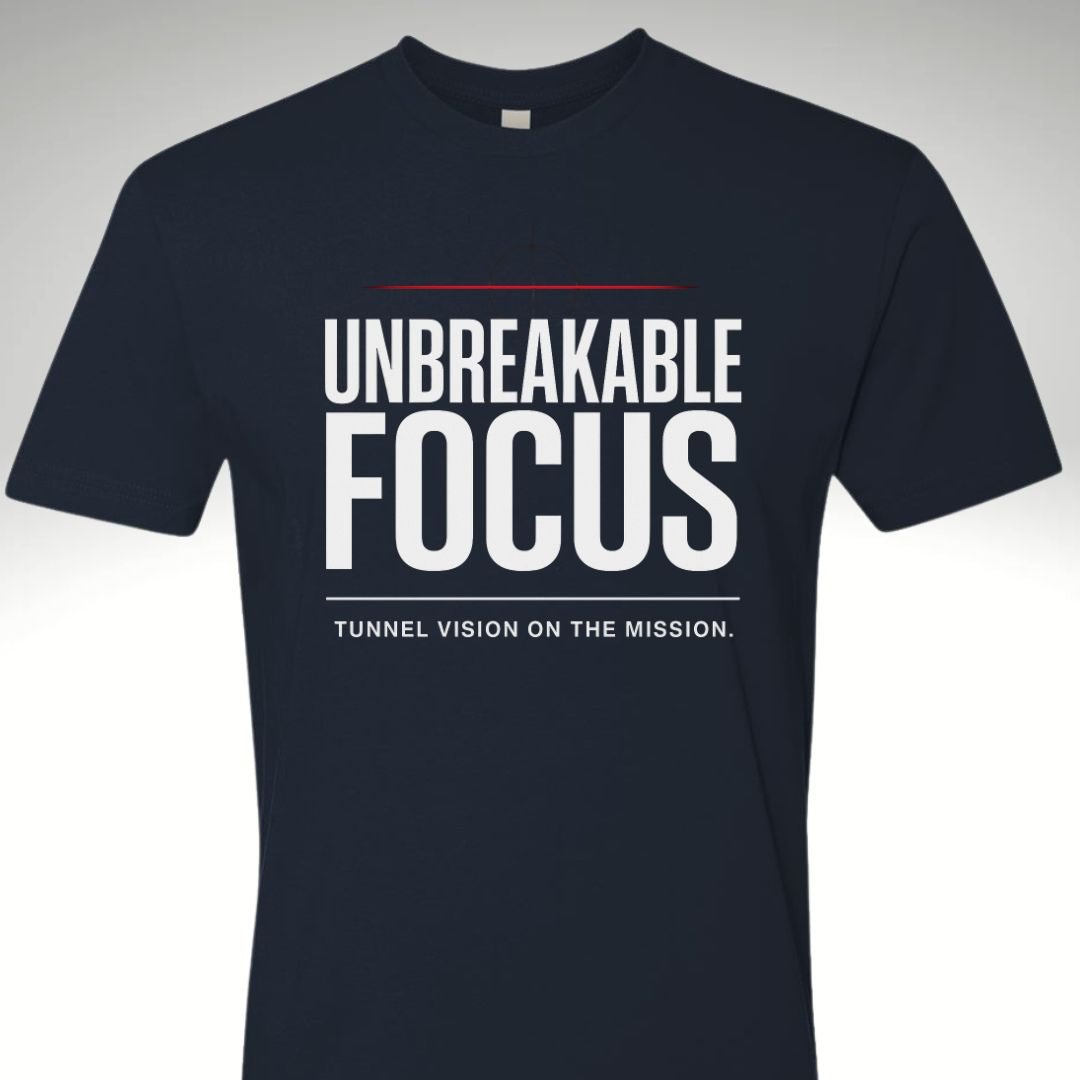 Unbreakable Mindset T Shirt - Discipline Over Motivation 24/7