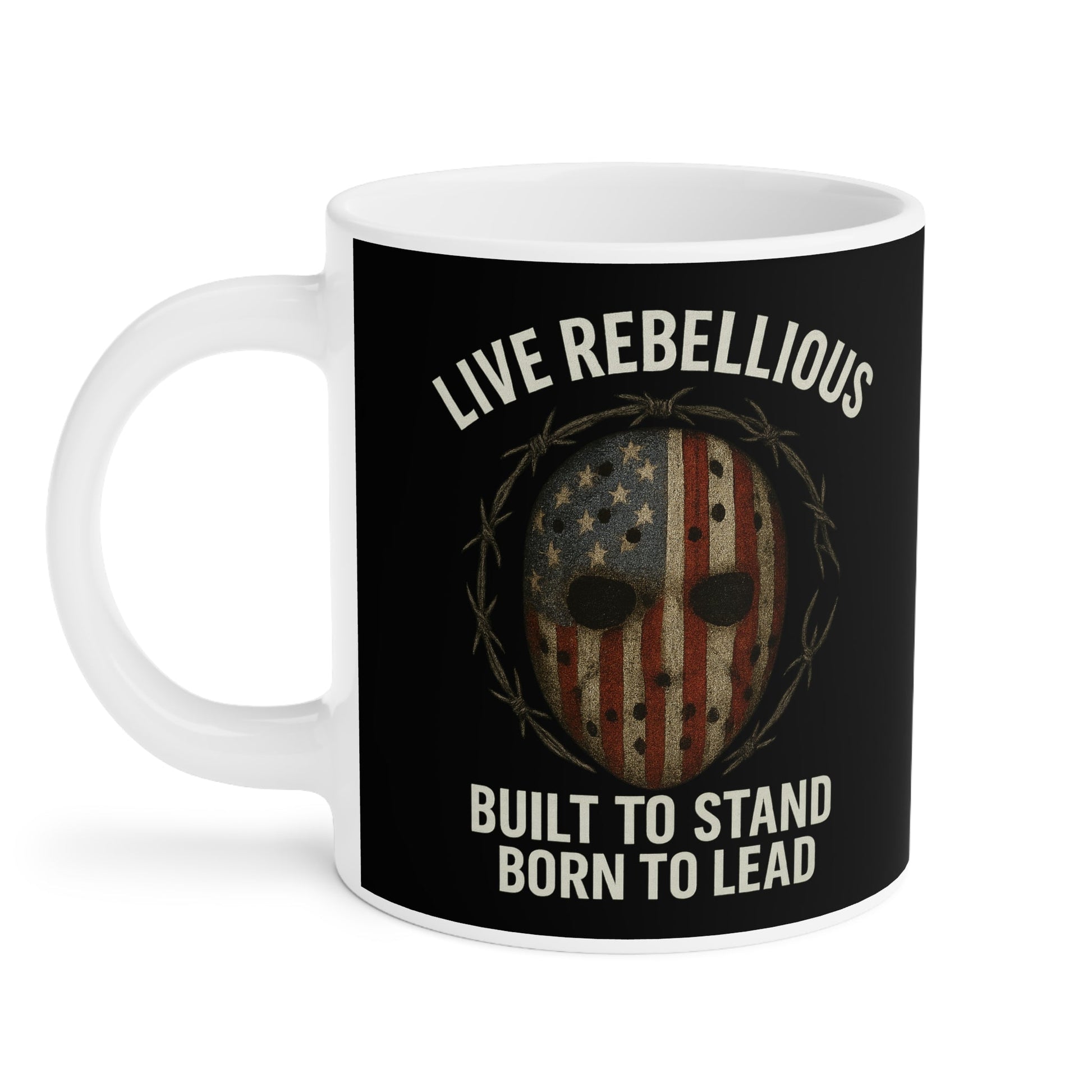 War Ready Live Rebellious Motivational Coffee Mug | Bold Quote Cup for Leaders, Entrepreneurs & Hustlers | Gift for Risk - Takers - Discipline Over Motivation 24/7