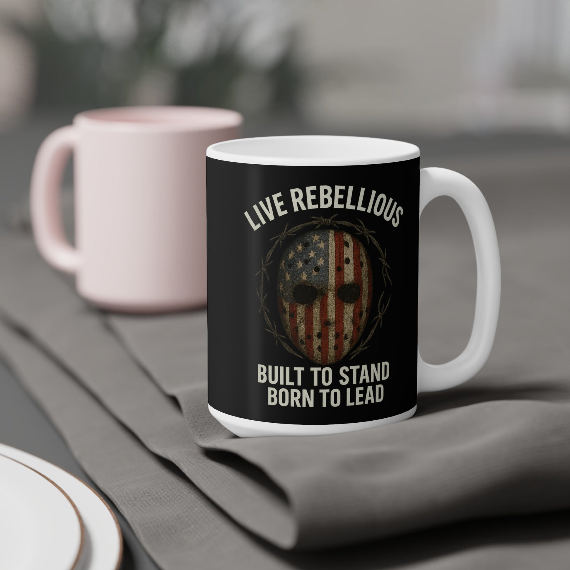 War Ready Live Rebellious Motivational Coffee Mug | Bold Quote Cup for Leaders, Entrepreneurs & Hustlers | Gift for Risk - Takers - Discipline Over Motivation 24/7