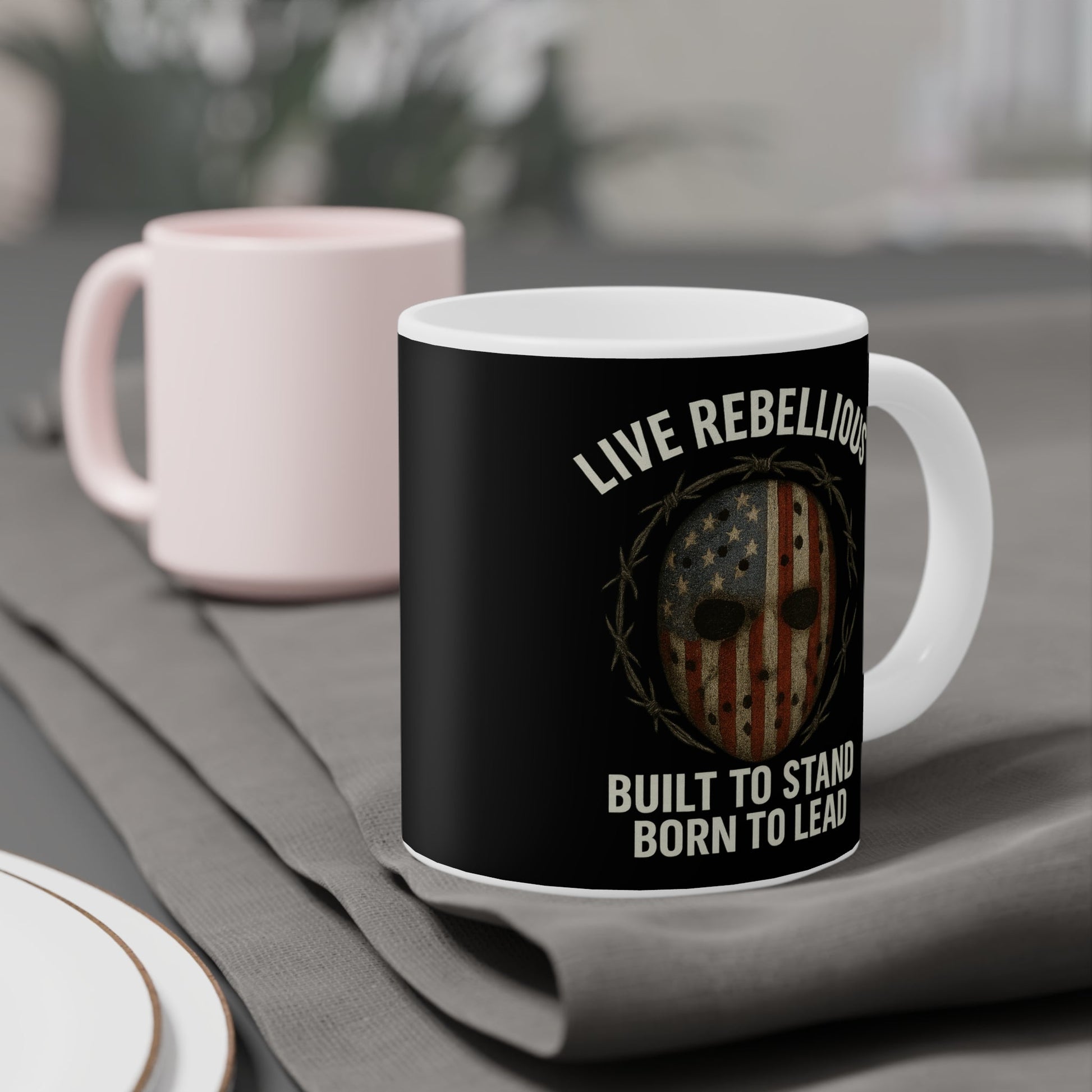 War Ready Live Rebellious Motivational Coffee Mug | Bold Quote Cup for Leaders, Entrepreneurs & Hustlers | Gift for Risk - Takers - Discipline Over Motivation 24/7