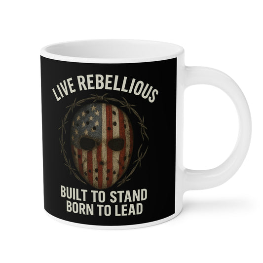 War Ready Live Rebellious Motivational Coffee Mug | Bold Quote Cup for Leaders, Entrepreneurs & Hustlers | Gift for Risk - Takers - Discipline Over Motivation 24/7