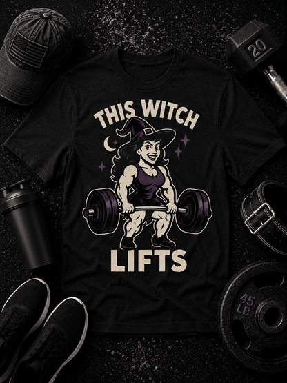 Witch Lifts Tee - Discipline Over Motivation 24/7