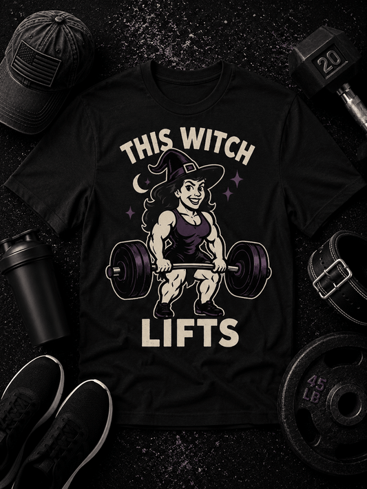 Witch Lifts Tee - Discipline Over Motivation 24/7