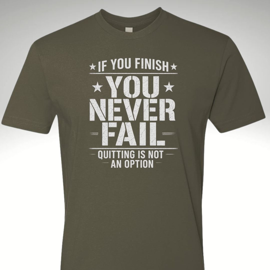 You Have To Finish Mindset T Shirt - Discipline Over Motivation 24/7