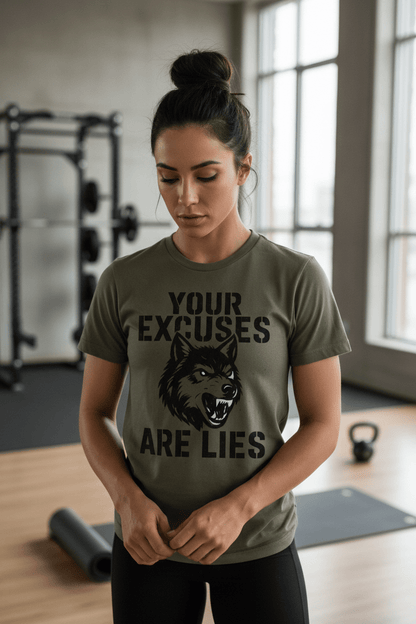 YOUR EXCUSES ARE LIES BLACK EDITION - Discipline Over Motivation 24/7