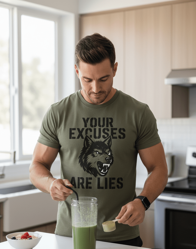 YOUR EXCUSES ARE LIES BLACK EDITION - Discipline Over Motivation 24/7
