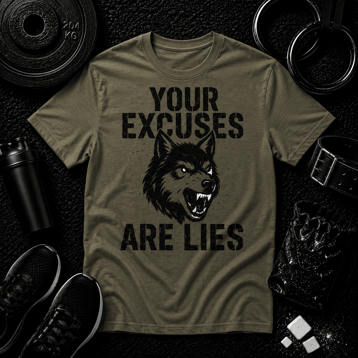 YOUR EXCUSES ARE LIES BLACK EDITION - Discipline Over Motivation 24/7