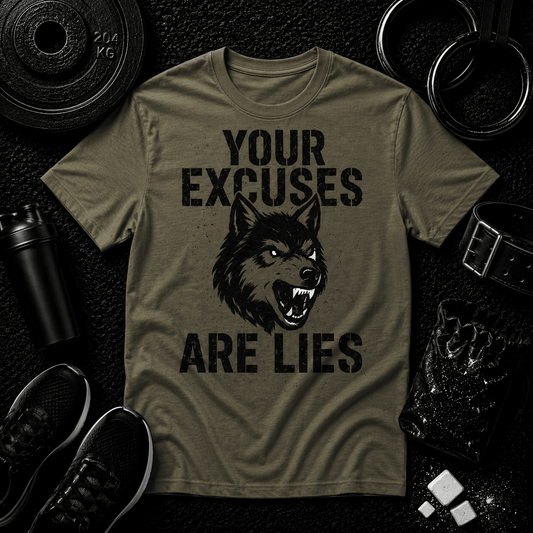 YOUR EXCUSES ARE LIES BLACK EDITION - Discipline Over Motivation 24/7