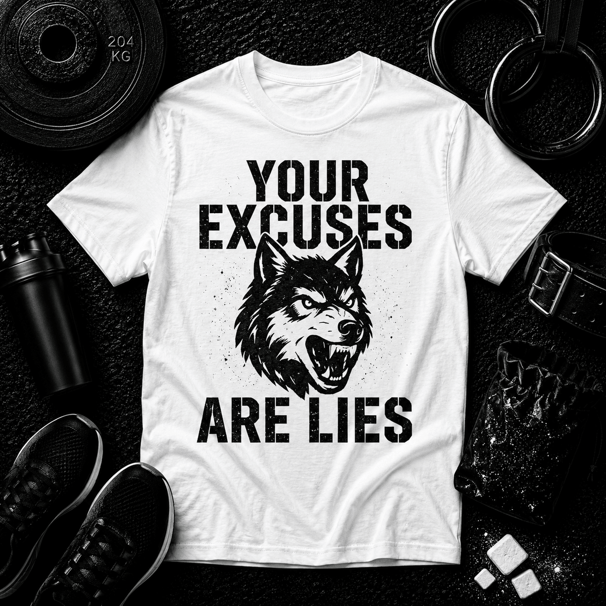 YOUR EXCUSES ARE LIES BLACK EDITION - Discipline Over Motivation 24/7