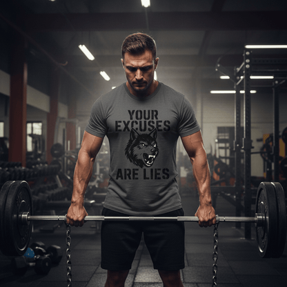 YOUR EXCUSES ARE LIES BLACK EDITION - Discipline Over Motivation 24/7