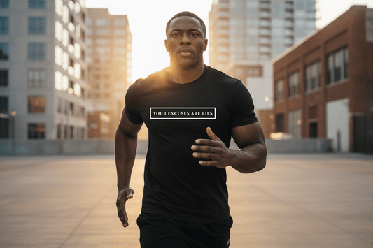 Your Excuses Are Lies Tee - Discipline Over Motivation 24/7